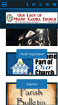 Mobile Screenshot of ourladymtcarmelbx.org