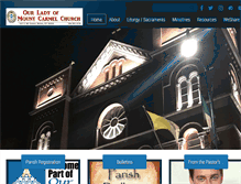 Tablet Screenshot of ourladymtcarmelbx.org